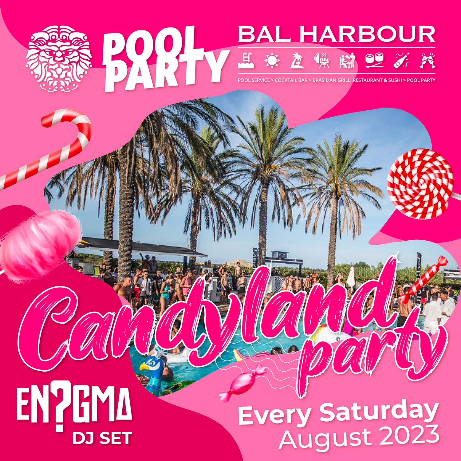 pool party candyland