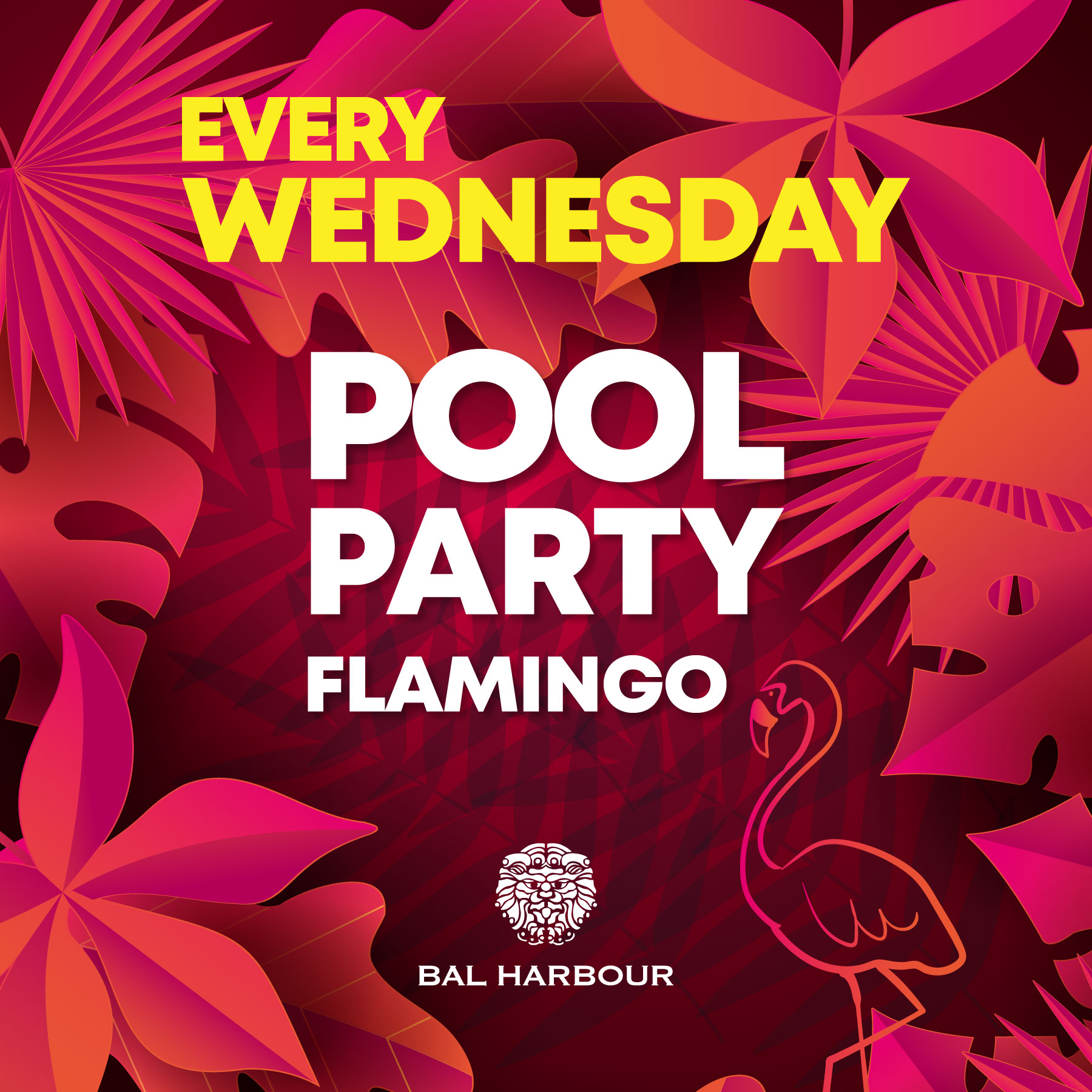 pool party flamingo