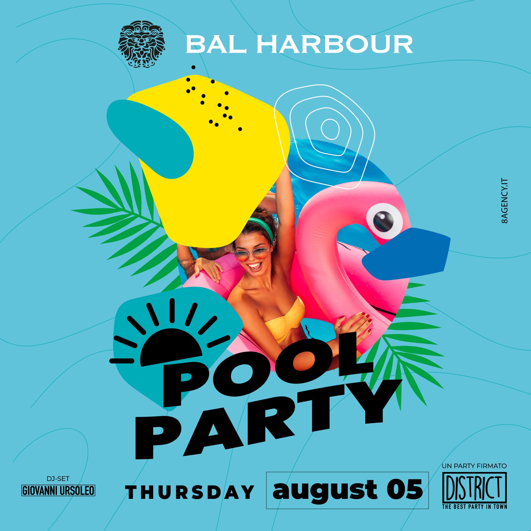Pool Party in Piscina San Teodoro Giovedì 5 Agosto 2021 - Bal Harbour