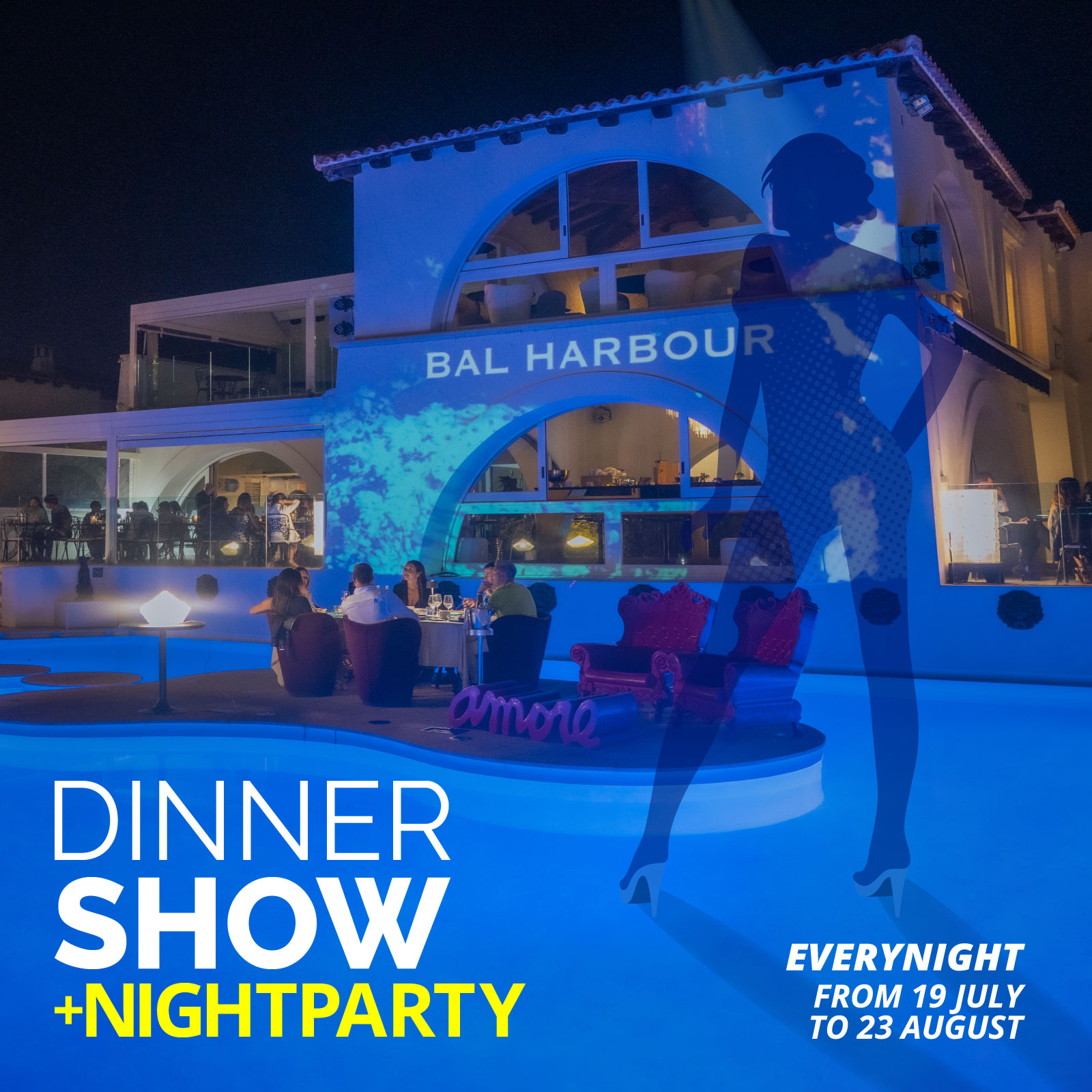 dinner show + night party